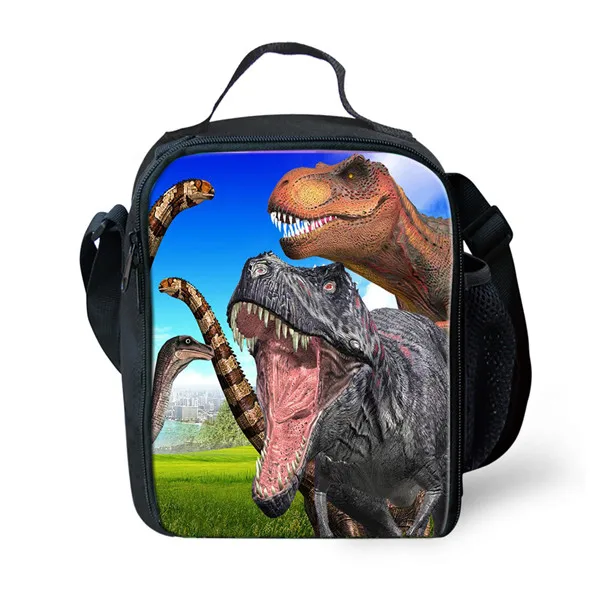 Thikin динозавр школьные сумки для детей мальчиков рюкзаки пенал для дошкольников ланчбокс для учеников Дорожная сумка на плечо для женщин Mochila - Color: CDZHL138G