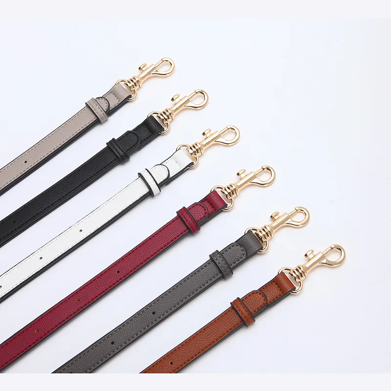 Thin Shoulder Strap Genuine Leather Female Bag Straps Long Strap Belt For Bag Handbag Accessories Adjustable Leather Handles