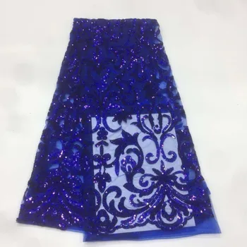 

best quality DiuDiu-1.2503 embroidered African Tulle Lace Fabric African French Lace Fabric with embroidery