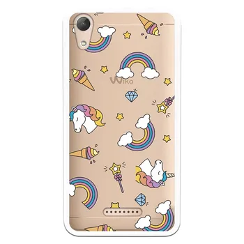 

Stand case costume drawing Unicorns Frozen WP009 for Wiko Lenny 4
