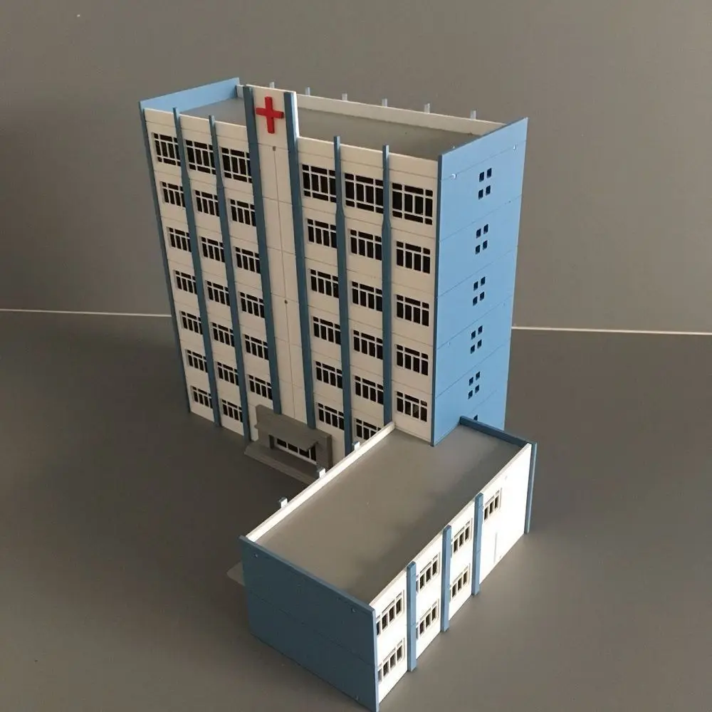 Outland Здания Модель Круизное Судно больница 7-история белое здание N весы 1/160 песок стол модели