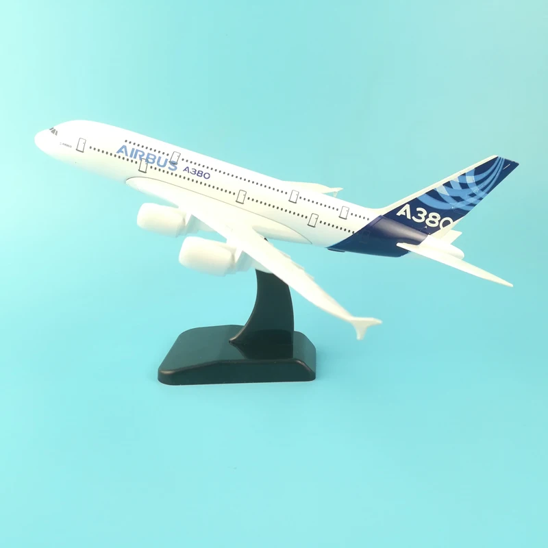 AIR BUS A380 20CM PLANE MODEL AIRLINES METAL ALLOY MODEL PLANE AIRCRAFT