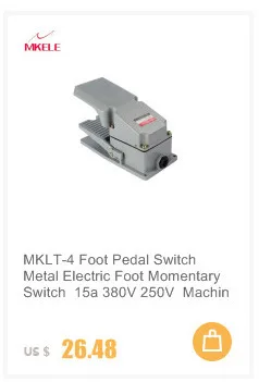 MKLT4-202H ножной контроль металлическая педаль ножная двойная педаль переключатель для гибки Дырокол Низкая цена Высокое качество