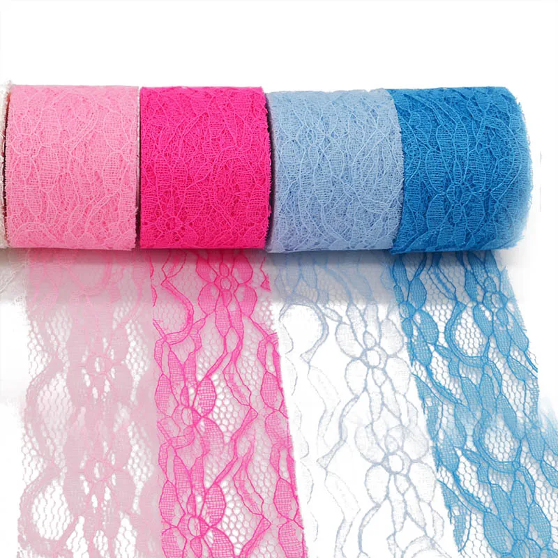 5 CM*10 Yards Tulle Roll Spool Tutu Lace Roll Netting Fabric Table Runner Decoration Tutu Skirt Sash Bow DIY Crafts Party Suppl