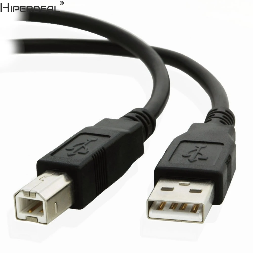 Высокоскоростной Кабель для принтера HIPERDEAL USB 2 0 длина от A до B черный