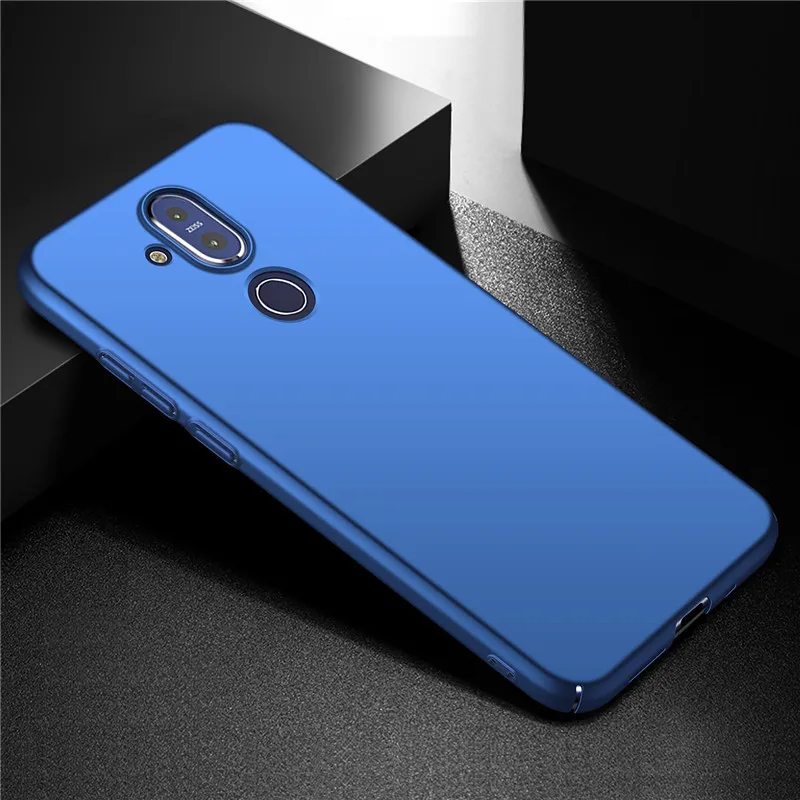 Hard PC Case For Nokia 8.1 Cases 6.18 inch Luxury Ultra-thin Phone Shell TA-1119 TA-1121 TA-1128 TA-1131 Cover | Мобильные телефоны
