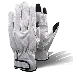 Новый свинья Разделение кожаные перчатки для сварочных работ износостойкие безопасность на рабочем месте поставки защитные перчатки
