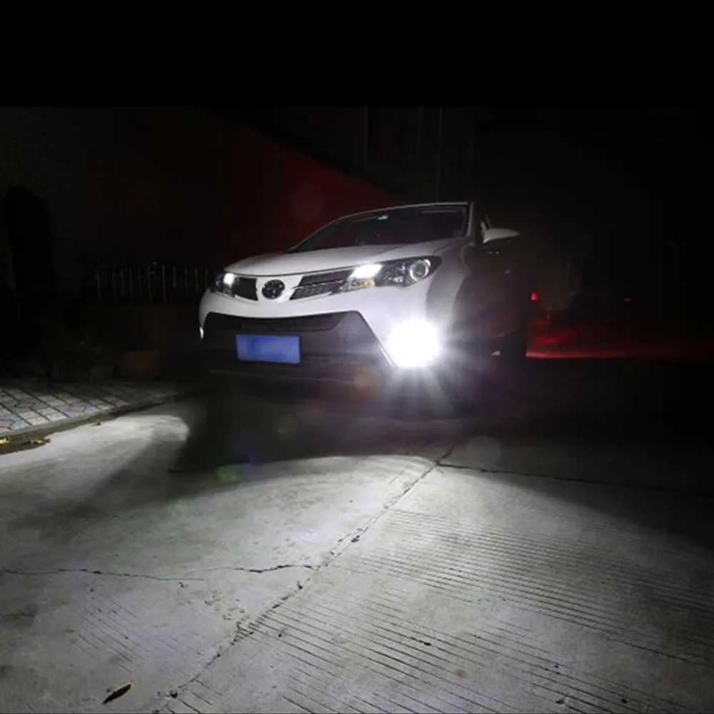 Светодиодные Автомобильные фары для Toyota RAV4 2009 2017 белые задние противотуманные