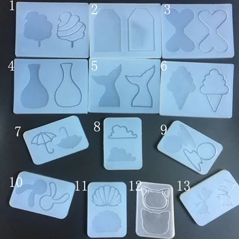 

1PC Kinds of Water Injection Mud Board Silicone Expoxy Mold Resin Jewelry Mold UV Jewelry Accessories Handcraft Jewelry Tool