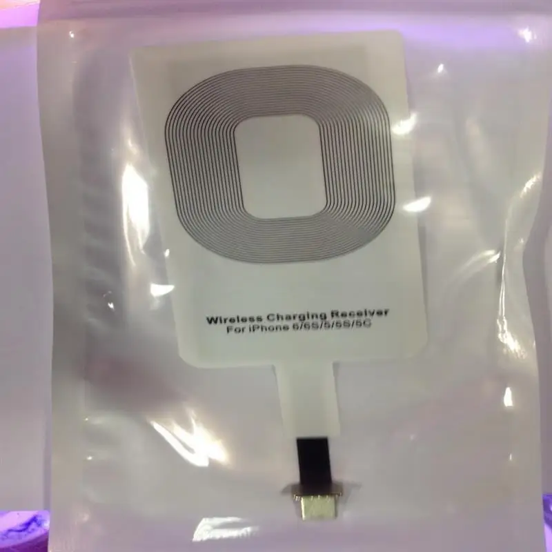 Ultrathin Excellent Higher Quality Qi Wireless Charger Receiver For iphone 5 5C 5S 6 6s i5 i6 apple ipad wireless charger
