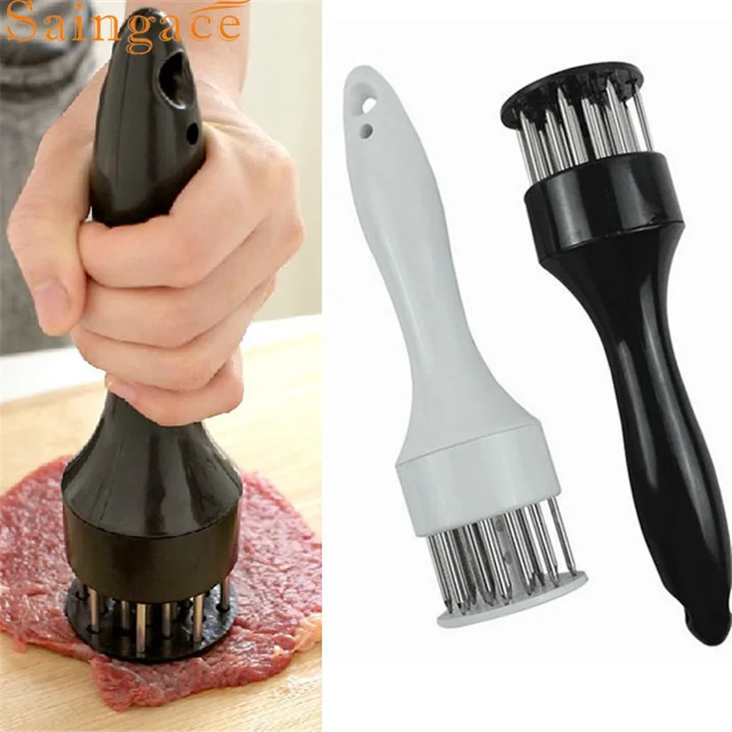 

New Kitchen Tools Profession Meat Tenderizer gadgets Needle With Stainless Steel Kitchen Tools accessories Levert Dropship