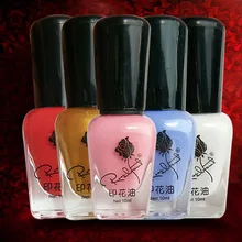 14 цветов красочные 1 бутылка 10 мл стемпинг ногтей покрытие дизайн ногтей штамп Пластина Печать лак яркие цвета лак для ногтей