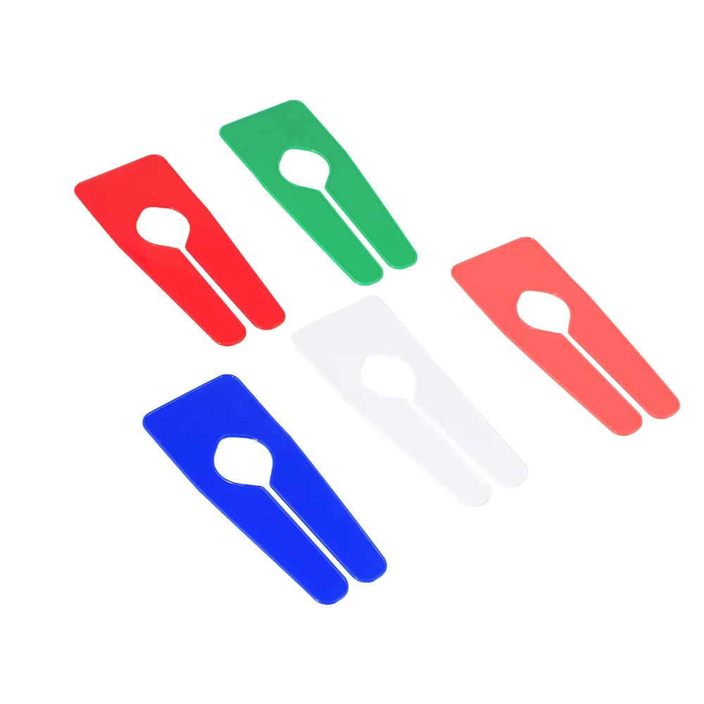Plastic Hangrail Rectangular Size Divider Colored Clothes Hangers Size Marker Rectangle Changing Fitting Room Control Tags Buckles Hooks Aliexpress