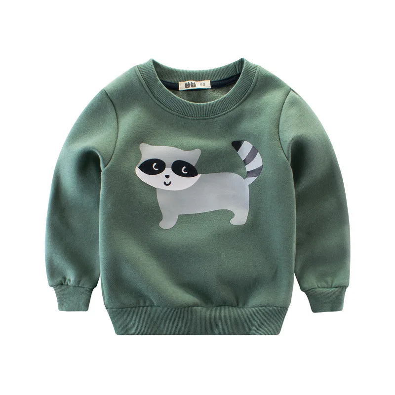 

Fashion Sweatshirt for a Boy Spring Baby Girls Casual Long Sleeve Hoodies Childrens Cartoon Animal Printed Sweaters 5 styles