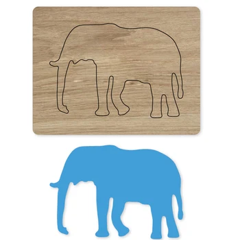 

Elephant DIY Steel Rule Die Cut, Cutting Mold for Leather, Steel Punch - leather crafts