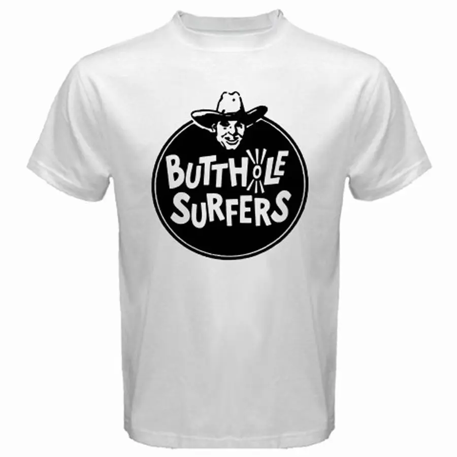 2018 Fashion The Butthole Surfers 80's Rock Band Men's White T Shirt