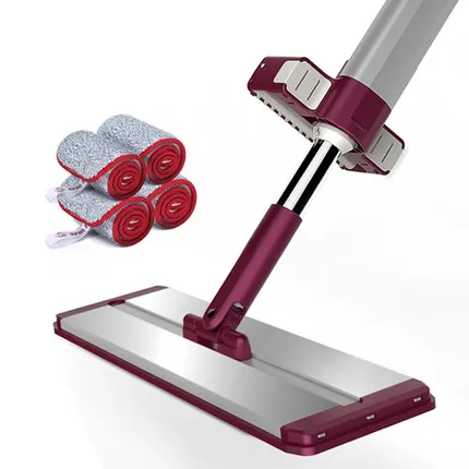 

[TB06]Mop free Spray Floor Mop with Reusable Microfiber Pads 360 Degree Handle Mop for Home Kitchen Laminate Wood Ceramic Tiles
