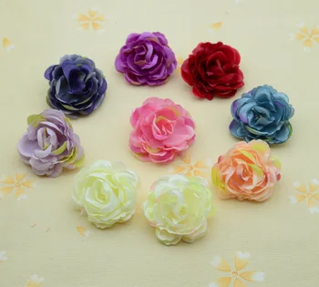 10pcs Artificial flowers cheap christmas decor for home wedding accessories fake peonies floristics diy wreath gifts Silk roses