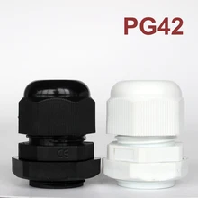 1 шт IP68 PG42 высокое качество Водонепроницаемый нейлоновый Пластиковый кабель кабельный ввод Разъем подходит для 32-38 мм