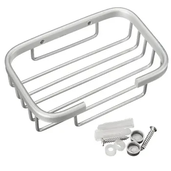 

LHLL-Soap Dish Wall Mounted Shelves Holder Bath Shower Basket Tray