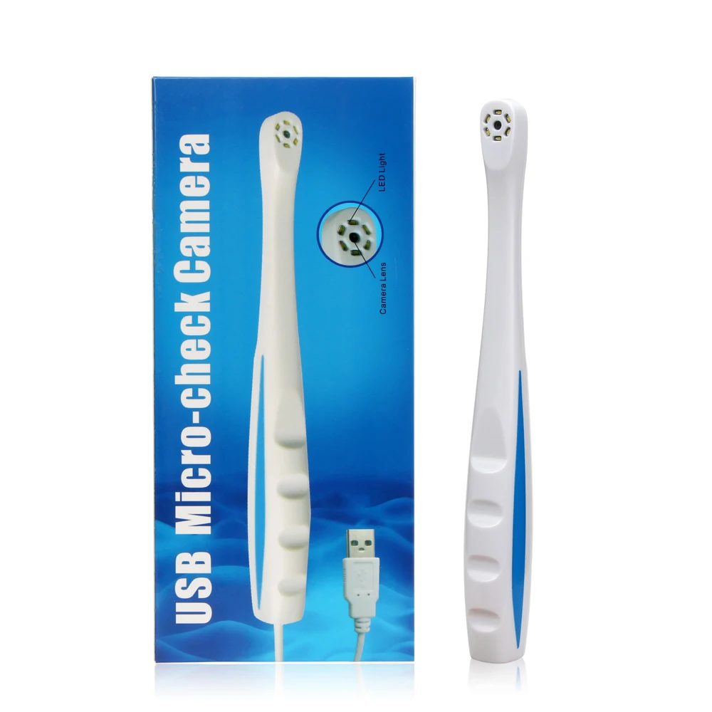 

Endoscope Device USB Teeth Inspector Camera Shooting Intraoral Check Tool 6 LED Waterproof Teeth Whitening Kit Dentist Borescope