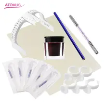 Набор для бровей, чернильная Кепка, ручка, практическое руководство для tebori Pen, Microblading anesico Para, лучшие тату-машины, цена, набор для макияжа