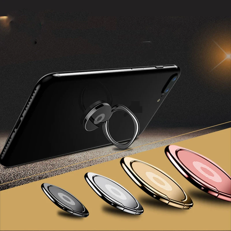 General Phone finger ring holder 360 Degree stand for Samsung Xiaomi iPhone X 7 6 55 5S plus Smartphone Tablet plain Dropshipin