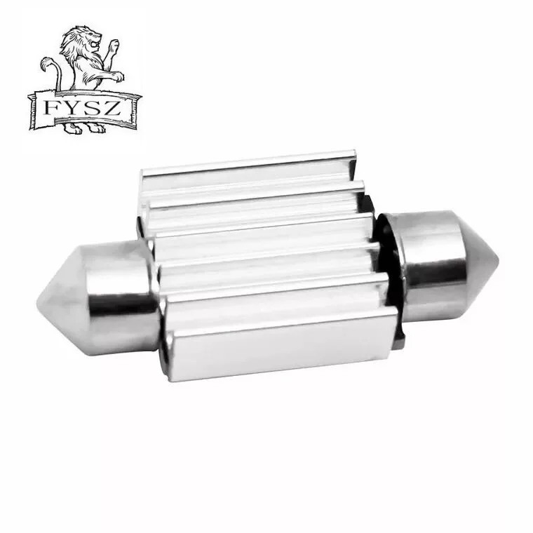 2 шт. автомобильная лампа Festoon 39mm C5W led C10W внутренний светильник 39 мм 6SMD 5050 COB для
