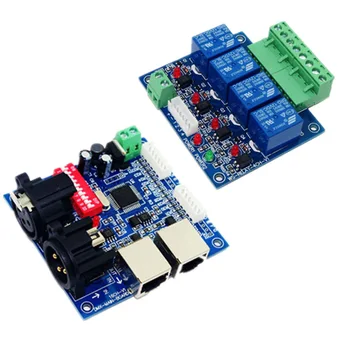 

Factory direct 4-channel relay DMX512 decoder DMX relay WS-DMX-RELAY-4CH