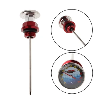 

Motorcycle Dirt Pit Bike Parts Oil Cap Tank Temperature Gauge For 110cc 125cc