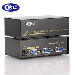 Ckl-102a 2 Порты и разъёмы vga splitter Металлический корпус 1 в 2 Out 1*2 450 мГц