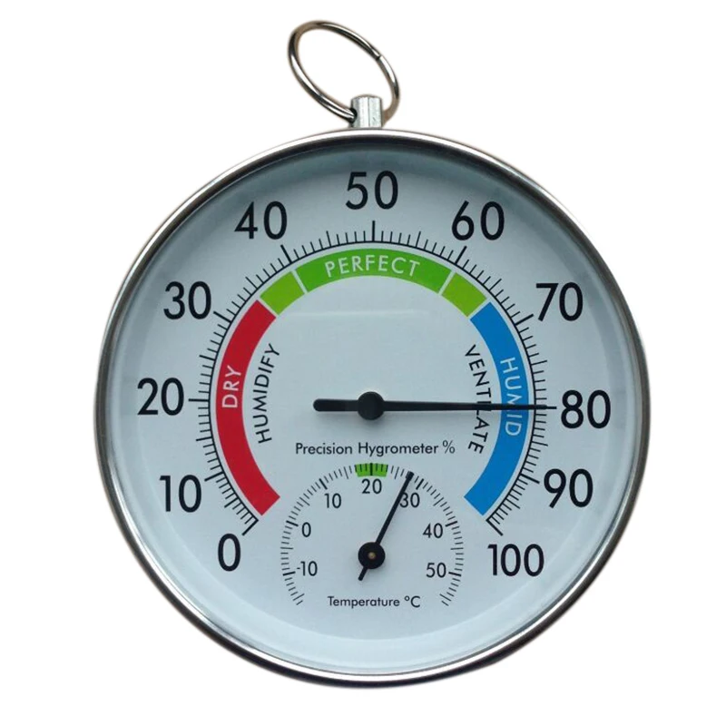 

WSFS Hot Temperature And Humidity Analog Indicator Indoor Outdoor Thermometer Hygrometer L15
