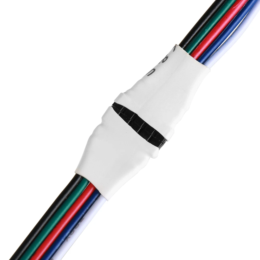 2/10 шт 4 pin 5 Pin Мужской Женский Разъем адаптер провод светодиодный кабель