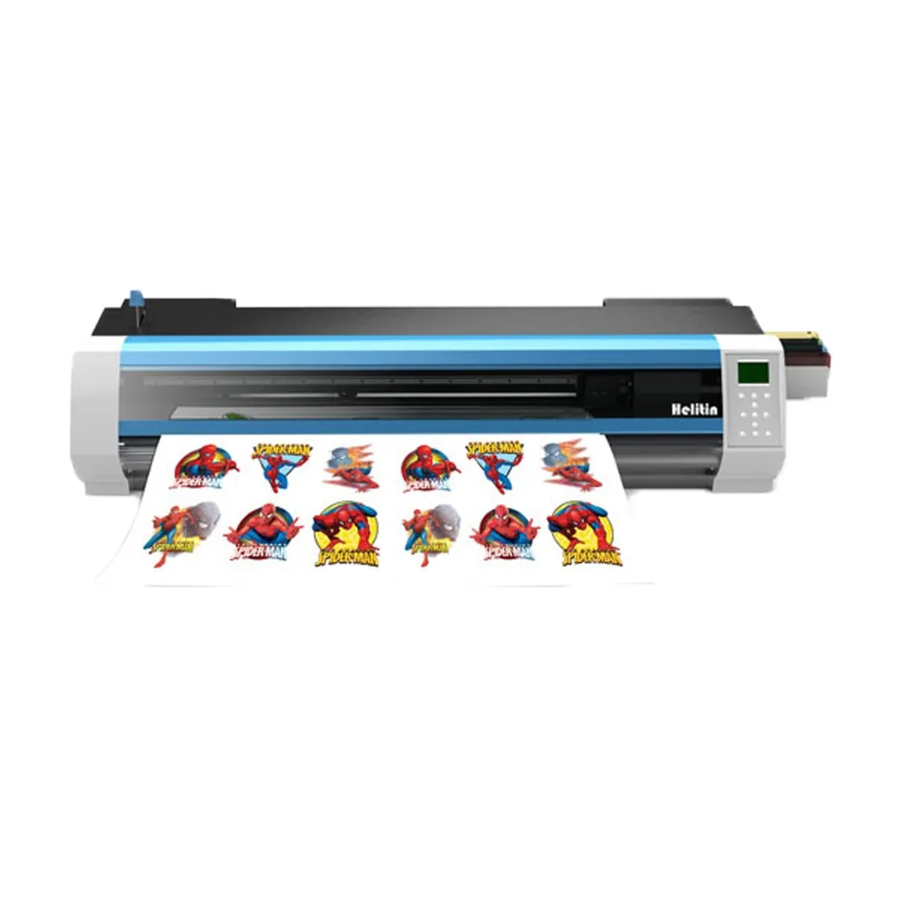 High quality outdoor CMYK eco solvent printer and cut machine a good
