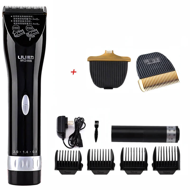 Машинка для стрижки волос с литий ионным аккумулятором 2200 мА|salon hair clippers|hair trimmer