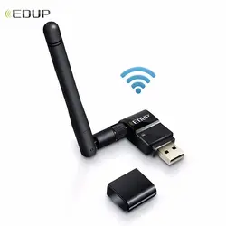 EDUP USB беспроводной WiFi адаптер USB Ethernet адаптер 802.11ac 600 Мбит/с двухдиапазонный 2,4/5 ГГц WiFi приемник для Windows Mac