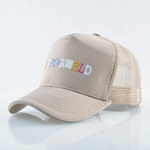 Модная сетчатая Кепка ASTROWORLD Dad Hat хлопок высокого качества sunhat Astroworld бейсболки унисекс с изображением Трэвиса Скотта - Цвет: B