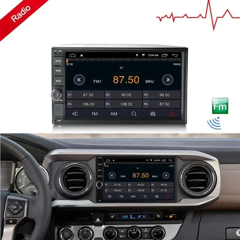 Clearance Universal 2Din Car Radio 7" HD Autoradio Android 6.0 2G+16G Multimedia Player WiFi GPS Audio Car Stereo MP5 Bluetooth USB FM 6