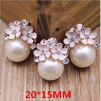 

Free Shipping Hot Sale 40pcs/lot Flatback Rhinestone Button For Hair Bow Center Wedding Invitation Button MATAIH006