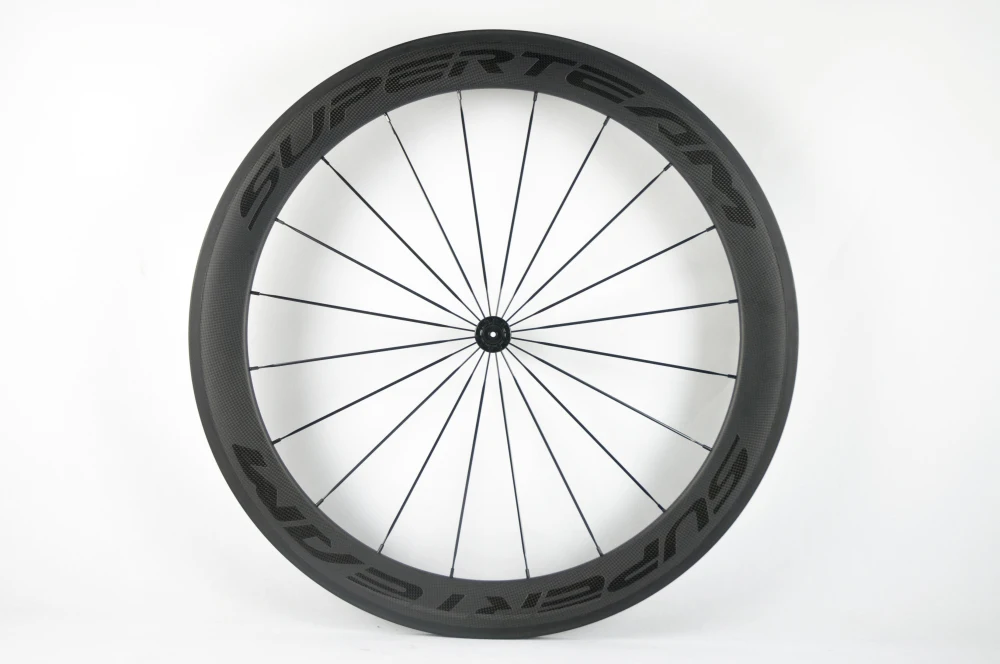 SUPERTEAM Углеродные колеса для шоссейного велосипеда 60/88 Clincher Wheelset 700C