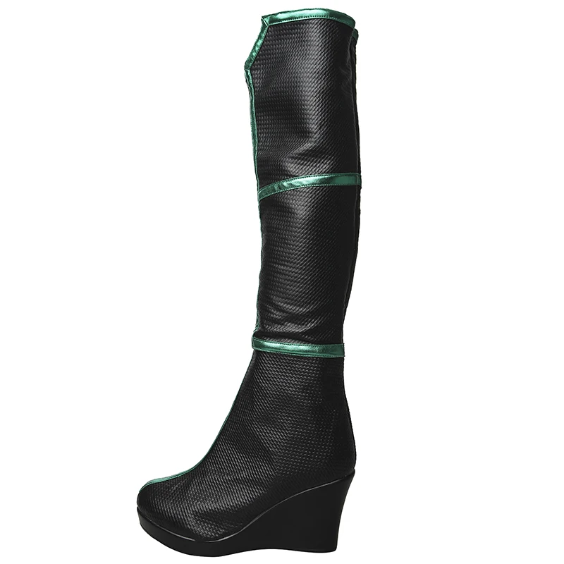 New Thor 3 Ragnarok Trailer Hela Cosplay Shoes High Heel Boots Halloween Cos