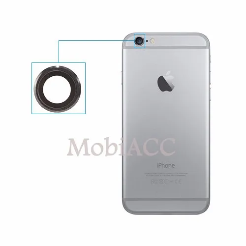 100% оригинальный объектив камеры для iPhone 6 Plus Задний сапфировый стеклянный с