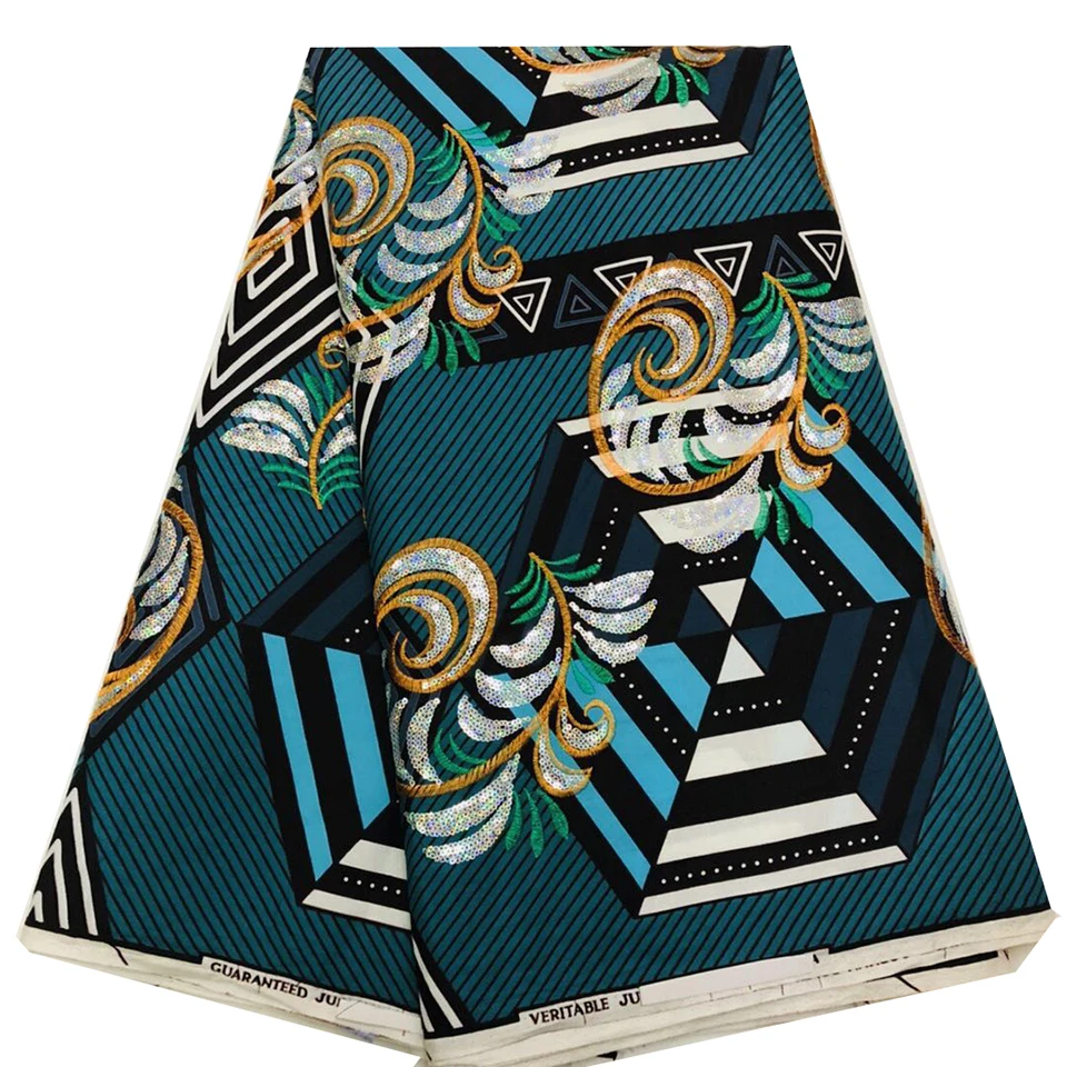 

mylb 2019 Ankara African Polyester Wax Prints Fabric Hollandais Wax High Quality 6 yard African Fabric for Party Dress