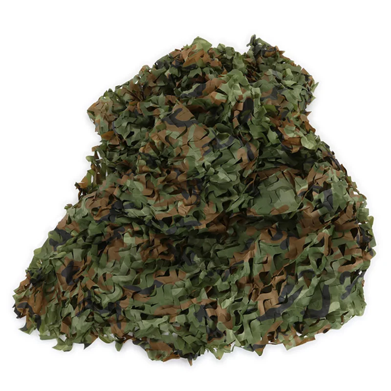 Goede Militaire Camouflage Netting Decoratie Schaduw Outdoor Army Training Games Verbergen Mesh Netting Jacht Camping Zon Onderdak Auto Cover