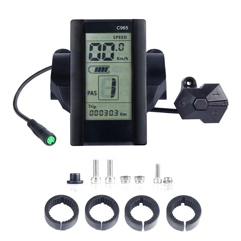 

Bafang LCD Display C965 Electric Bicycle Speed Controller BBS01 BBS02 BBSHD E-Bike Accessories E-Bike Parts Stroke Recording