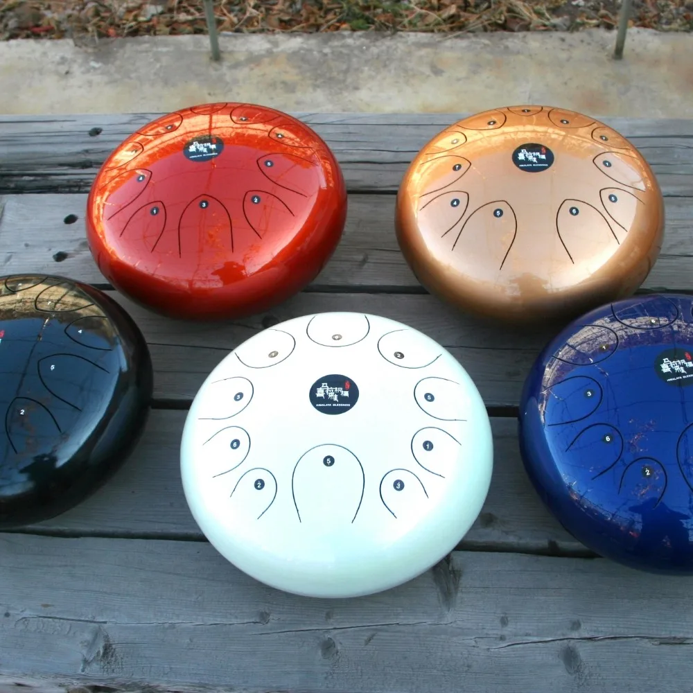 12inch steel tongue drum for meditation professional hang drum with free bag and malletsin Drum