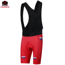 ZM Российский национальный флаг Велоспорт нагрудник шорты для мужчин Ciclismo Бег Велоспорт гоночный короткий губчатый коврик велосипедный велосипед Ciclismo Bib шорты