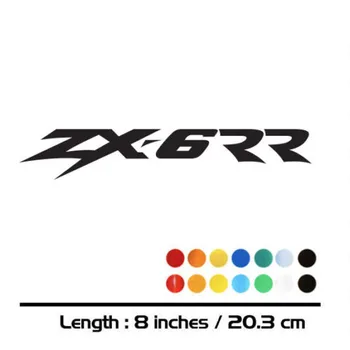 

2 X New Sales motorcycle bike Fuel tank Wheels Fairing notebook Luggage helmet MOTO Sticker decals For KAWASAKI ZX-6RR ZX6RR
