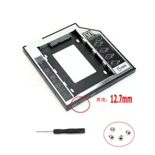12,7 мм SATA 2nd HDD SSD Универсальный жесткий диск Caddy для CD DVD-ROM Оптический отсек
