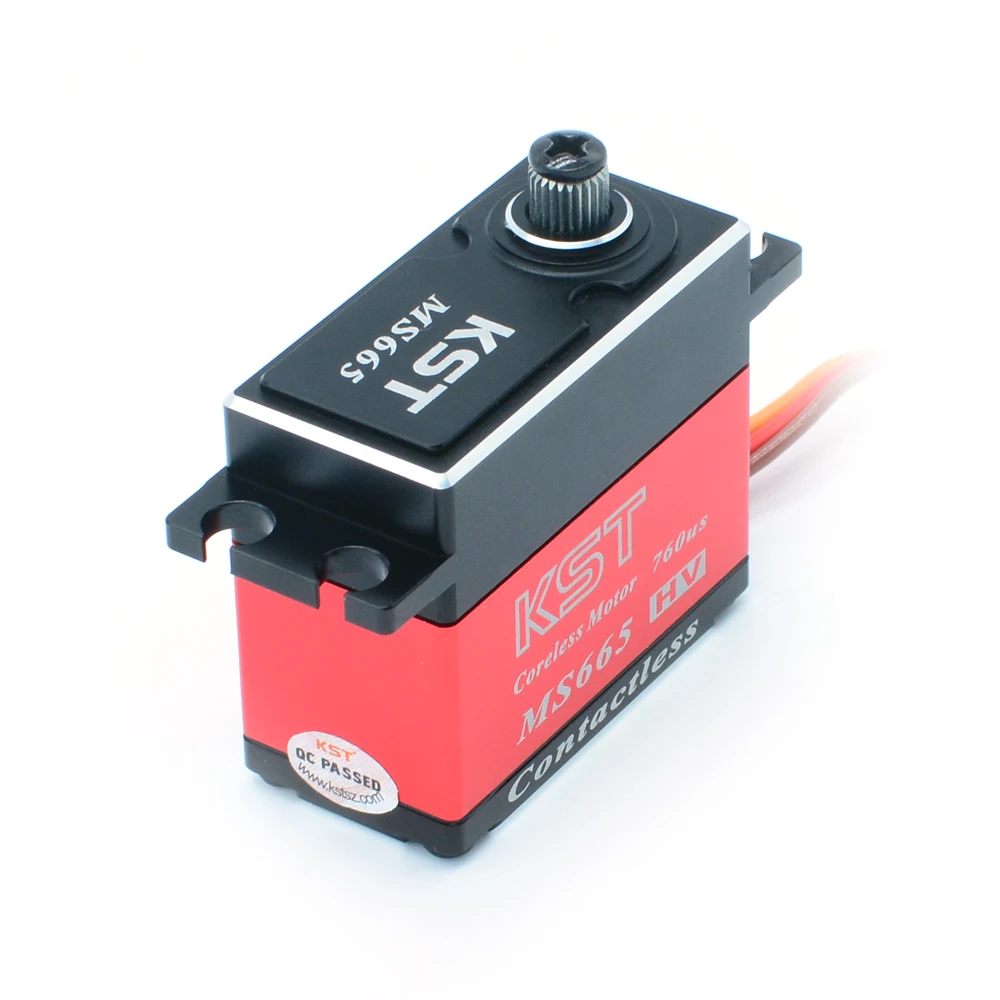 

KST MS665 8.4V 7kg 0.05sec Coreless HV Metal Gear Digital Servo Motor for Fixed-Wing Drone UAV RC Car Boat Robot Arm Helicopter